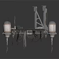 Spacecraft With Solar Panels And Mechanical Structure For Deep Space Exploration