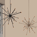 Cassina Ficupala Lamp Nordic dandelion chandelier creative chandelier 3d model