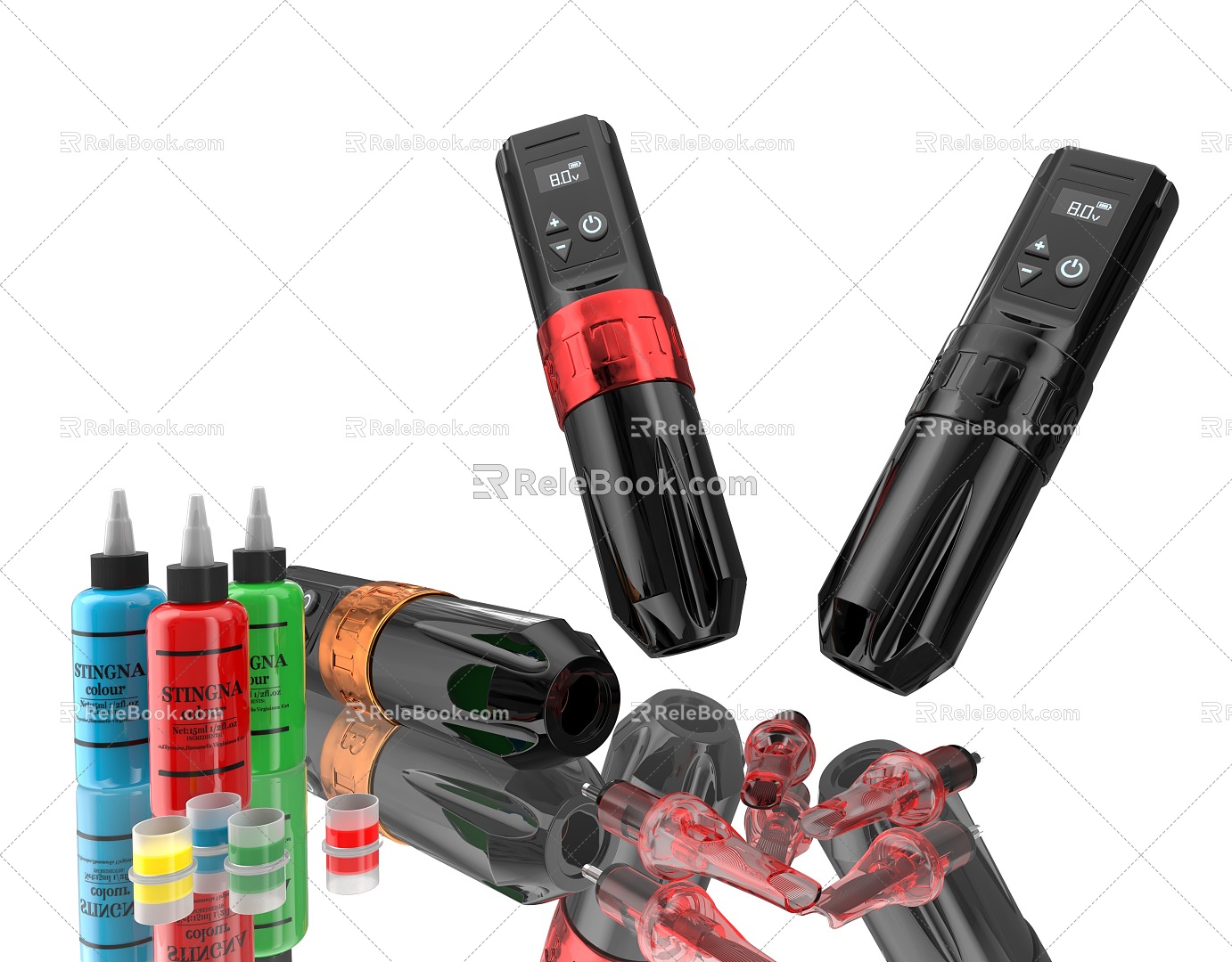 tattoo pen tattoo pen pen pen pen wireless tattoo pen 3d model