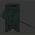 Military Green Armored Tank With Cannon Tracks And Antenna Design