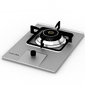 Modern single head gas stove 3d model