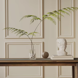 Modern ornaments combination 3d model