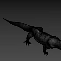 Realistic 3D Model of Komodo Dragon With Detailed Scales And Sharp Claws