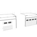Durable Metal Garage Door Design With Multiple Windows And Frame Structure