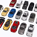 Modern vehicle combination vehicle car 3d model