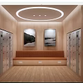 Modern Rest Area Mall Rest Area 3d model