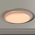 Round Wooden Frame Ceiling Light with Soft Illumination for Modern Spaces