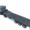 Flatbed Utility Truck with Spacious Flatbed and Cab Design