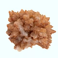 Natural Brown Stone Crystal Cluster With Mineral Formation And Textural Details