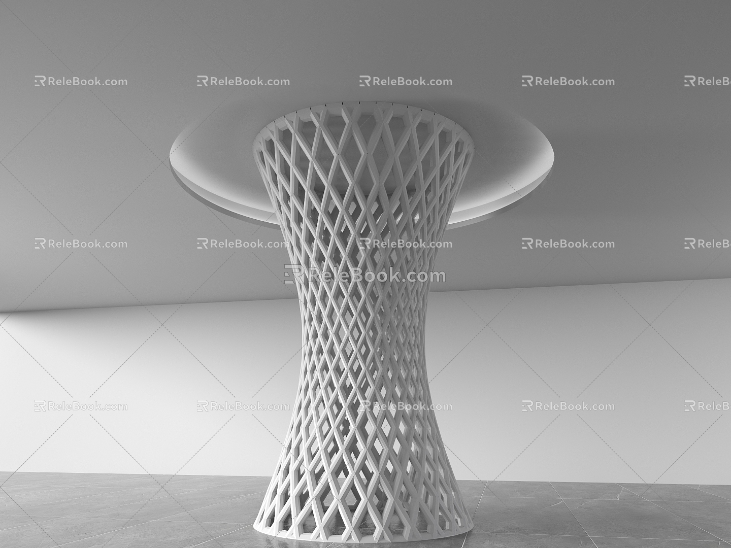 Modern Column 3d model