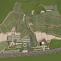 Birds Eye View Planning Of Agricultural Fields Road Network And Building Layout Design