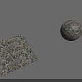 Detailed Natural Micro Terrain View With Irregular Rocks Fallen Leaves And Mossy Patches