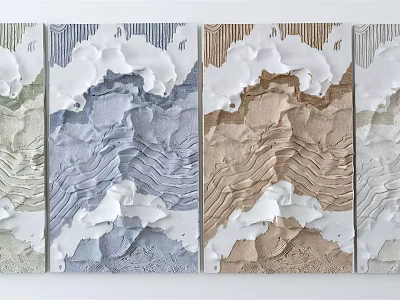 Modern Wall Decoration 3d model