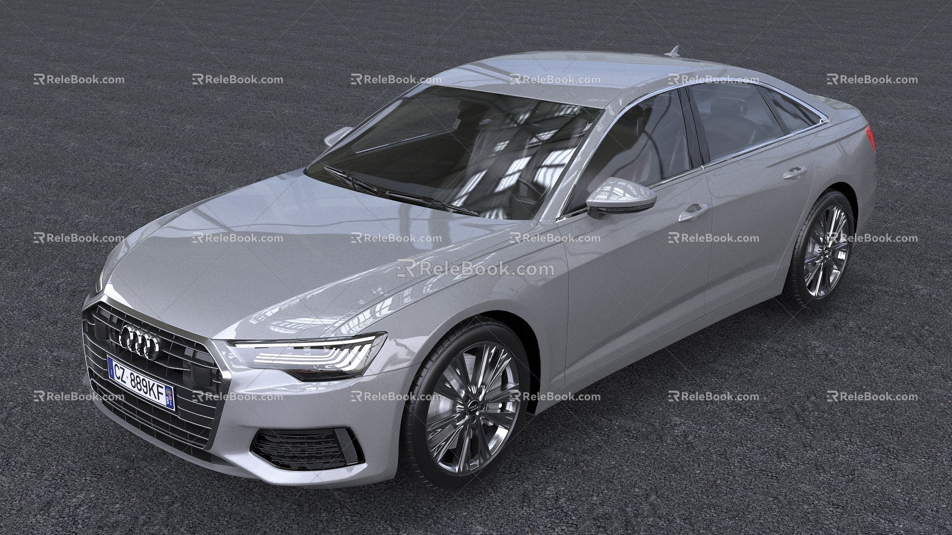 Hyundai Audi A6L Car Luxury Sedan 3d model