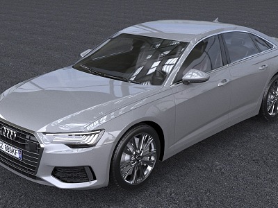 Hyundai Audi A6L Car Luxury Sedan 3d model