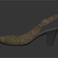 High Heels Stiletto Shoes Stiletto Heels Thick Heel Shoes 3d model