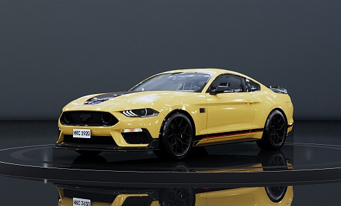 Hyundai Mustang 3d model