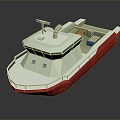 Yacht Sailing, Speedboat, Speedboat 3d model