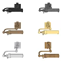 Unique Wall Lamps in Black and Brass Modern Industrial Adjustable Arm Decorative Lighting