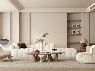 Quiet Wind Living Room 3d model