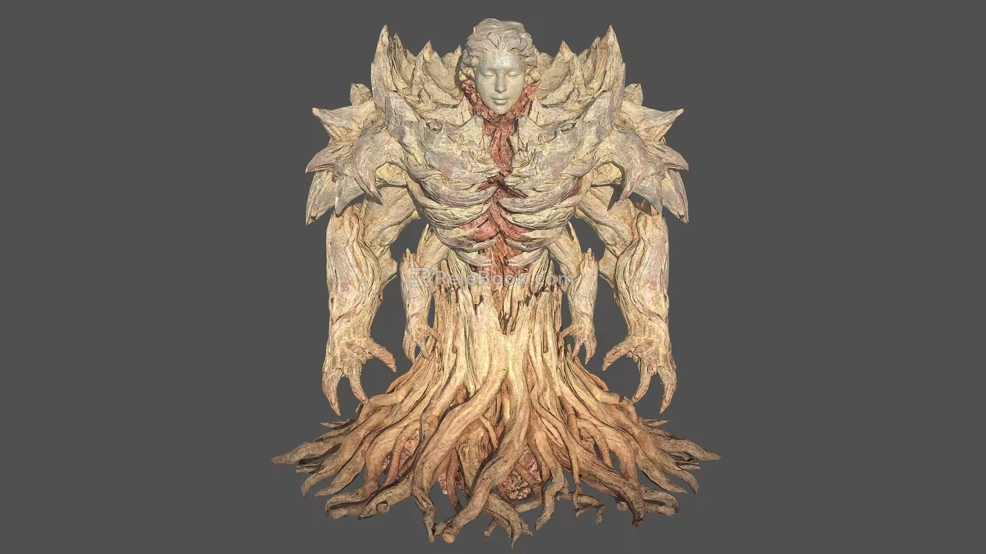 Modern Tree Geek Monster Game Character Anime Character 3d model