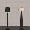 Modern Metal Floor Lamp 3d model