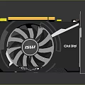 MSI PRO Series Graphics Card with Cooling Fan for High Performance PC Gaming Builds