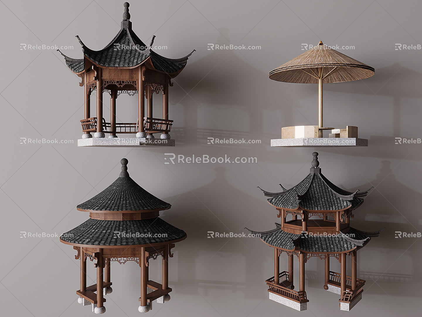 Pavilion landscape pavilion antique pavilion outdoor pavilion water pavilion hexagon pavilion maniac pavilion ancient building pavilion 3d model