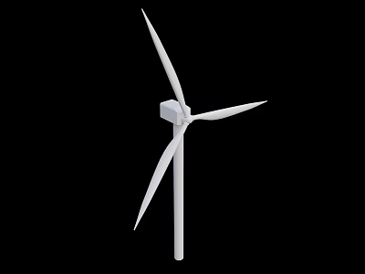 Efficient Wind Turbine Industrial Equipment For Renewable Energy Sustainable Power Generation 3d model
