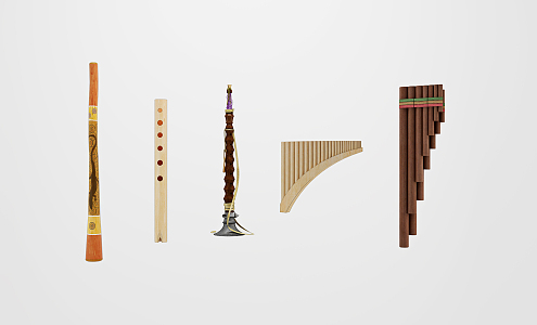 Flute 3d model