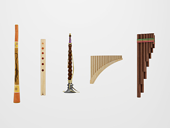 Flute 3d model