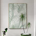 Minimalist Abstract Painting Simple Hanging Painting 3d model