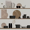 Kitchen Supplies Tableware Chopping Board 3d model