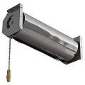 Stainless Steel Kitchen Range Hood With Suspension Chain And Wooden Handle