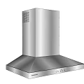 Stainless Steel Modern Kitchen Range Hood With Efficient Ventilation And Control Panel 3d model