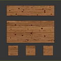 Table Wooden Table Long Table Square Table Long Wooden Table Solid Wooden Table Furniture 3d model