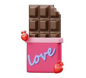 Chocolate Cartoon Chocolate Animation Chocolate 3d model