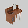 Wooden Vanity Design With Mirror Drawer Glass Door Cabinet And Metal Legs