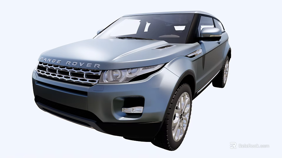 Range Rover SUV Modern Exterior Design With Sleek Grille And Stylish Headlights 3d model 