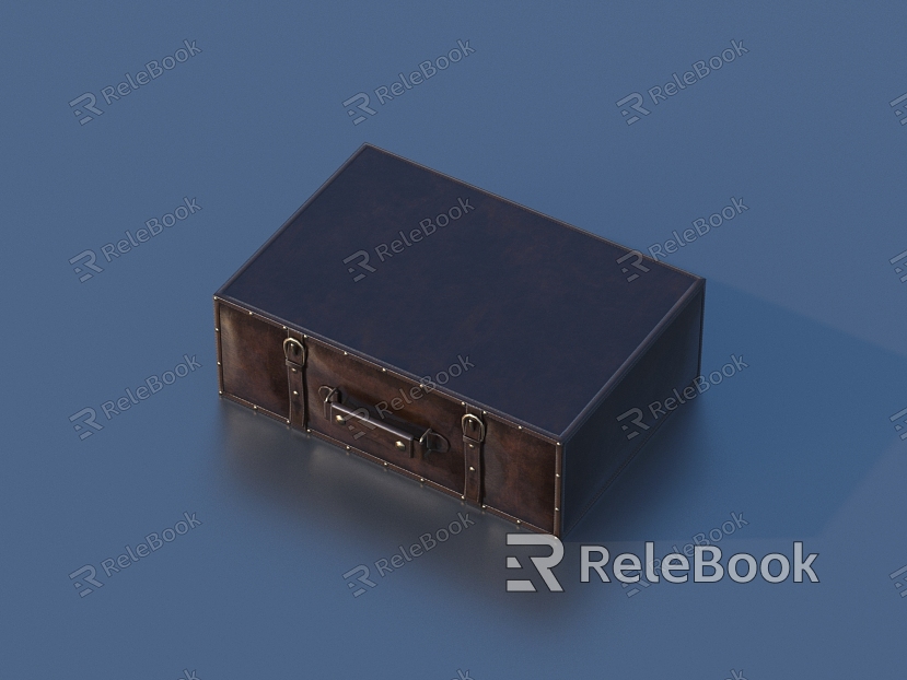 Boxes, suitcases, daily necessities model