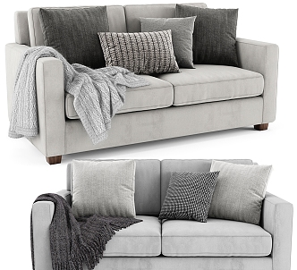 Modern Leisure Sofa Combination Modern Leisure Sofa Living Room Sofa Double Sofa Pillow Home Furniture Simple 3d model