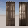 Black Sheer Curtains For Window With Natural Light And Elegant Design