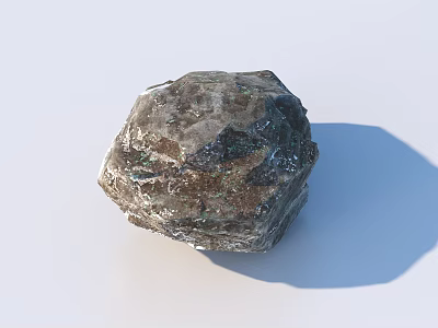 Natural Stone and Wood Design Featuring Rustic Texture and Crafted Detail 3d model