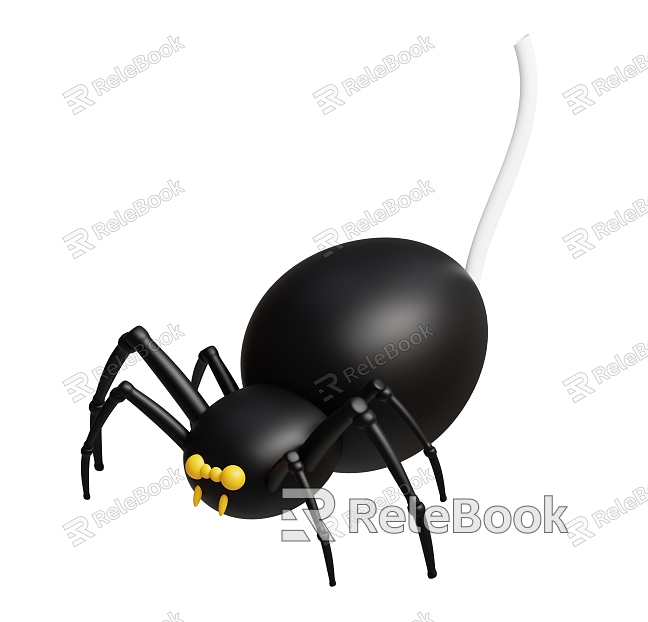 Cartoon Spider Anime Spider Q Version Spider Halloween Spider model