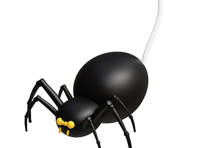 Cartoon Spider Anime Spider Q Version Spider Halloween Spider model