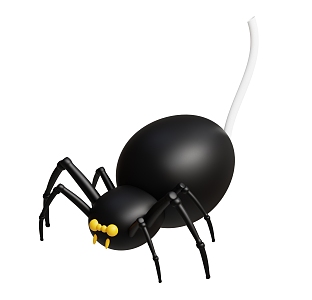 Cartoon Spider Anime Spider Q Version Spider Halloween Spider 3d model