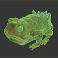 Lizard Anime Lizard Cartoon Lizard Reptile Cold Blooded Animal Reptile 3d model