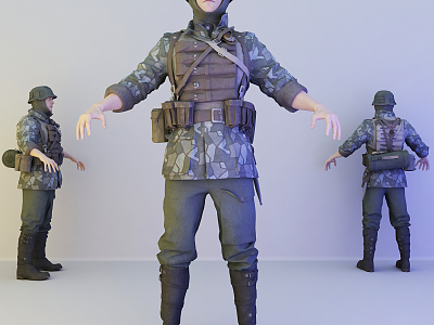 Modern Man Soldier model