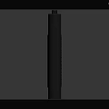 Five Black Cylindrical Tactical Weapons Stacked With Textured Surfaces And Brand Logos