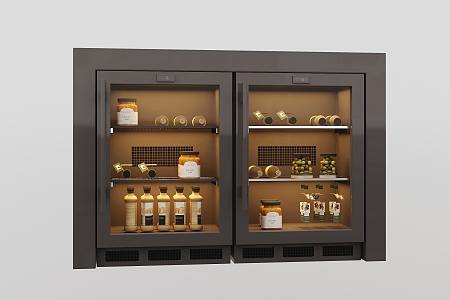 Wine Cabinet Wine Cabinet Constant Temperature Wine Cabinet Small Refrigerator 3d model